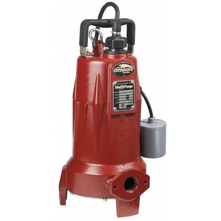 Liberty Pumps Grinder Pump, 2 HP, 208-230 Voltage LSG203M