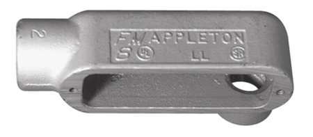 APPLETON ELECTRIC Conduit Outlet Body, Iron, LL, 1-1/4 In. LL448