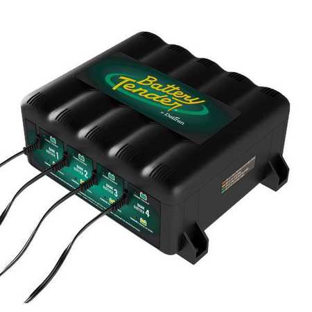 BATTERY TENDER Battery Charger, Automatic Charging, Maintaining For Battery Voltage: 12 022-0148-DL-WH