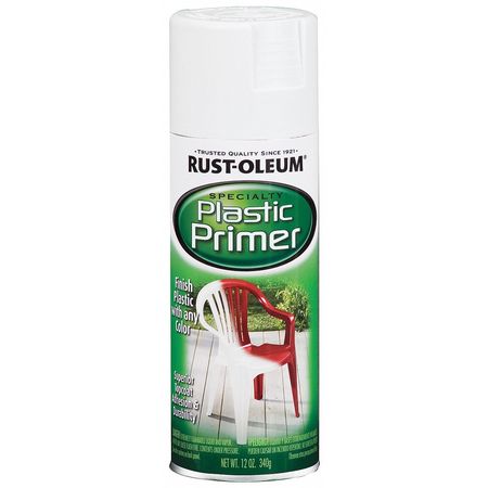 Rust-Oleum Spray Primer, White, Gloss Finish, 12 oz. 209460