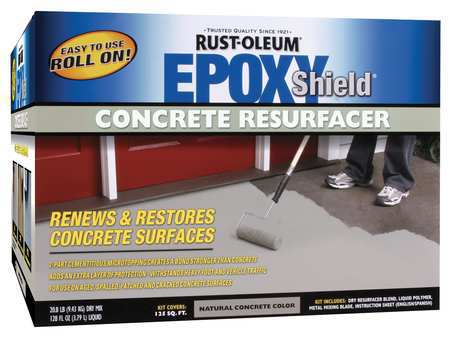 Rust-Oleum 128 fl oz Resurfacer Kit, Natural Finish, Natural Concrete, Solvent Base 244025