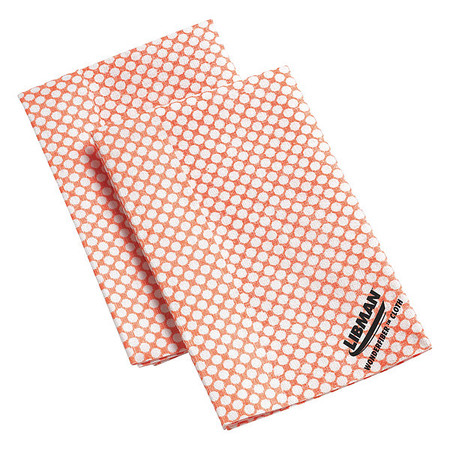 Libman Microfiber Cloth Wipe 12" x 14", Red, 2PK 2004