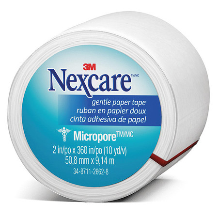 NEXCARE First Aid Tape, Gentle, 2" x 360", PK24 530-P2