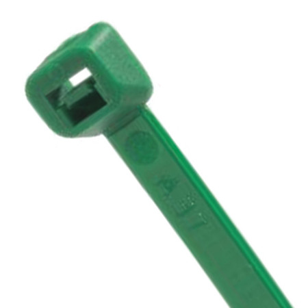 Zoro 4" L Green Cable Tie PK 100 G8067538