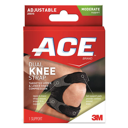 ACE Dual Knee Strap, Adjustable, PK12 209310