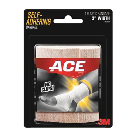 Ace Bandage, Self-Adhering, Elastic, 3", PK12 903004