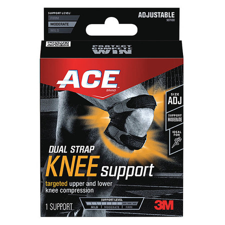 Ace Dual Strap Knee Support, Adj, PK6 907100