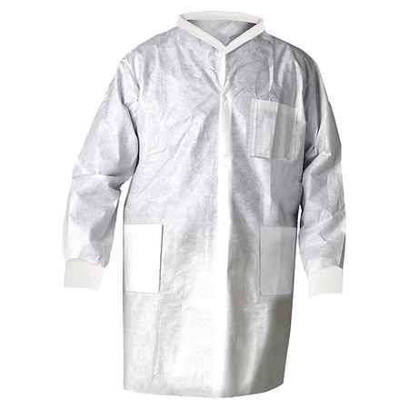 KIMTECH Lab Coat, S, White, SMS, PK25 10020