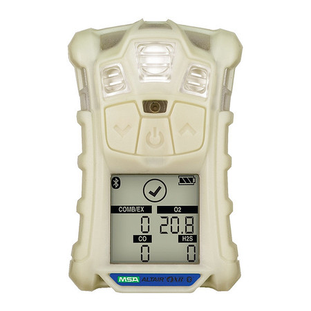 MSA SAFETY Multi-Gas Detector, 1 day Battery Life, Phosphorescent 10178559