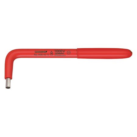 Gedore Metric L-Shape Hex Key, 6 mm Tip Size V 42 6