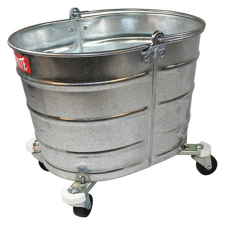 Impact Products Oval Mop Bucket, Gray, Galvanized Steel WH350