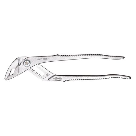 GEDORE Water Pump Pliers, 10", 7 settings, Number of Pieces: 1 145 10 C