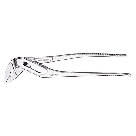 GEDORE Water Pump Pliers, 10", Number of Pieces: 1 146 10 C