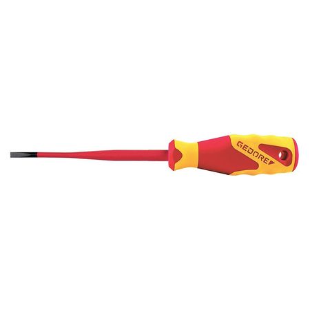 GEDORE Insulated Screwdriver, 3.5mm 3.5mm x 0.6mm 100mm VDE 2172 3,5