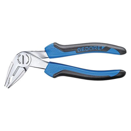 Gedore Combination Pliers, Angled, 6-1/4" 8248-160 JC
