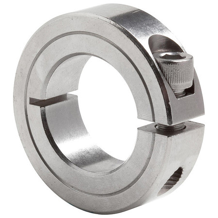 CLIMAX METAL PRODUCTS Shaft Collar, Clamp, 1Pc, 7/8 In, SS 1C-087-S