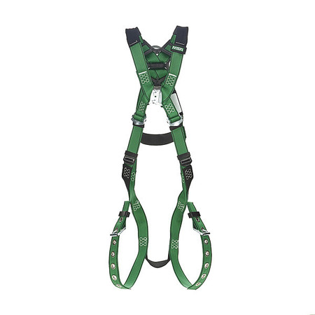 MSA SAFETY Fall Protection Harness, Vest Style, M 10208275