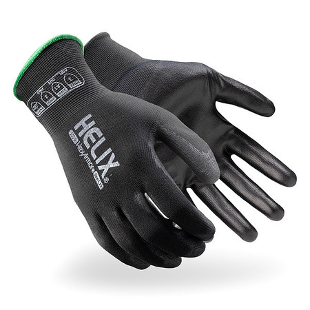 HEXARMOR Knit Gloves, Black, Size 8 1030-M (8)