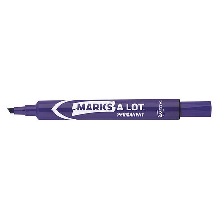 MARK-A-LOT Large Desk-Style Permanent Marker, Chisel Tip, Purple 7170908884