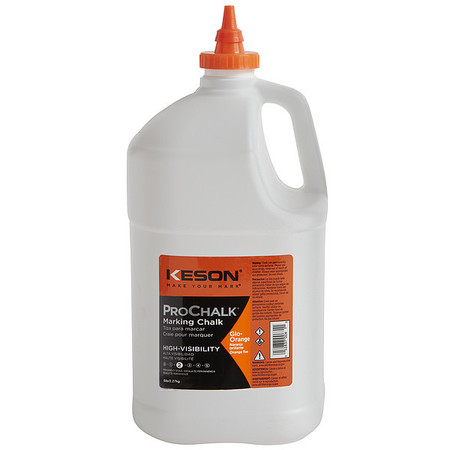 Keson Marking Chalk Refill, Orange, 5 Lb 105GO