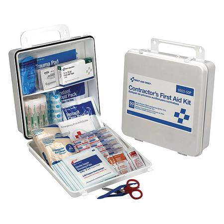 First Aid Only Bulk First Aid Kit, Plastic, 50 Person 9303-50P