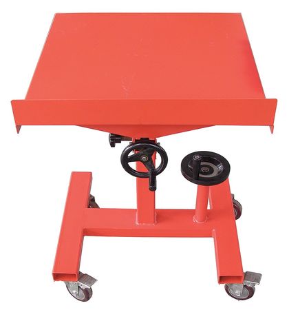 Zoro Select Tilting Workstand, 24x20 in., 300 lb. Cap. 11A567