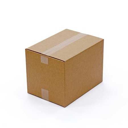 Zoro Select Corrugated Boxes, 18" x 12" x 12", Kraft, 25/Bundle 11A762