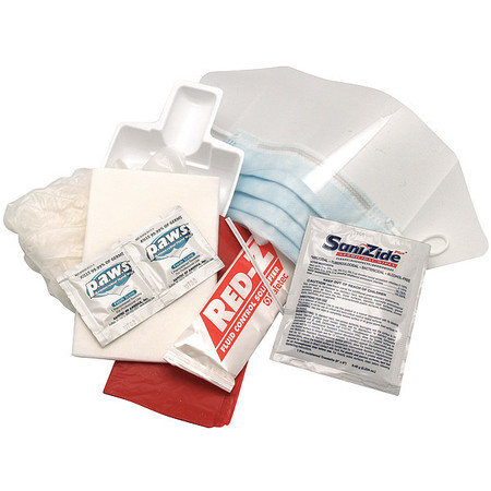 MEDIQUE Biohazard Spill Kit, Absorbs 33 oz. 48310