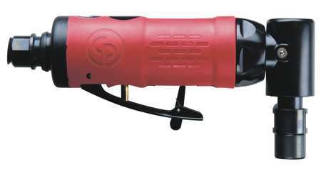 Chicago Pneumatic Right Angle Die Grinder, 1/4 in NPT Female Air Inlet, 1/4 in Collet, Medium Duty, 23,000 RPM CP9106Q-B