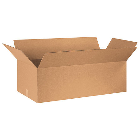 ZORO SELECT Corrugated Boxes, 36" x 18" x 12", Kraft, 15/Bundle 11G180