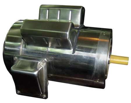 DAYTON Capacitor-Start/Run Washdown Motor, 2 HP, 56C Frame, 208-230V AC Voltage, 1,745 Nameplate RPM 11G248