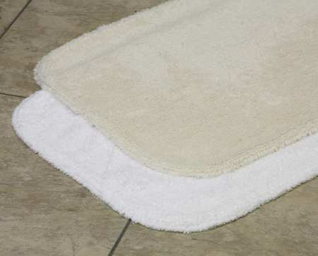 Lacey Mills Bath Rug, Essence, 21x34, 19 oz., White 08287STK