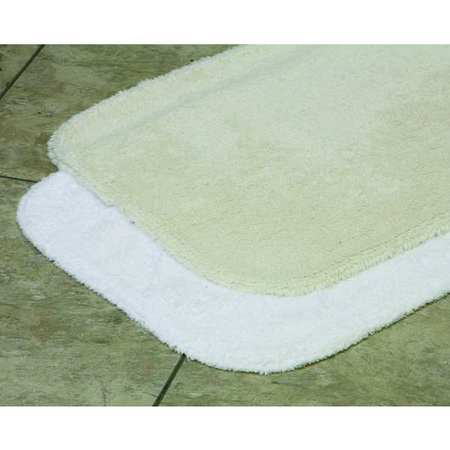 LACEY MILLS Bath Rug, Essence, 24x36, 19 oz., White 08289STK