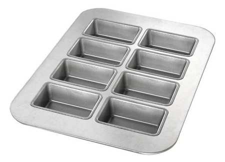 Chicago Metallic Mini Loaf Pan, 8 Moulds 25100