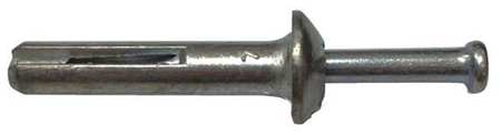 Zoro Select Nail Drive Anchor, 1/4" Dia., 2" L, Alloy Steel Plain, 800 PK B70650.025.0200