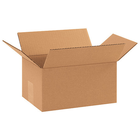 Corrugated Boxes, 10"" x 7"" x 5"", Kraft, 25/Bundle -  ZORO SELECT, 11K636