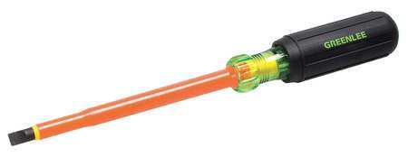 GREENLEE Insulated Slotted Screwdriver 5/16 in Round 0153-15-INS