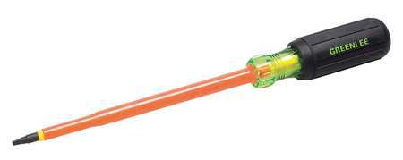 GREENLEE Insulated Square Screwdriver #1 Round 0353-32-INS