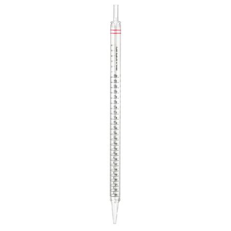 LAB SAFETY SUPPLY 25mL Pipet, Bulk Packed in Bags, PK200 11L803