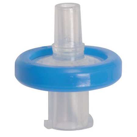 LAB SAFETY SUPPLY Syringe Filter, PVDF, 0.10um, 13mm, PK75 11L846