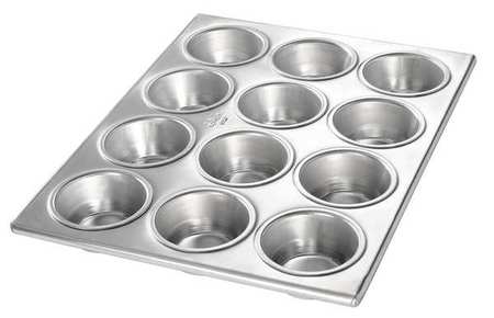 CHICAGO METALLIC Muffin Pan, 12 Moulds 46120