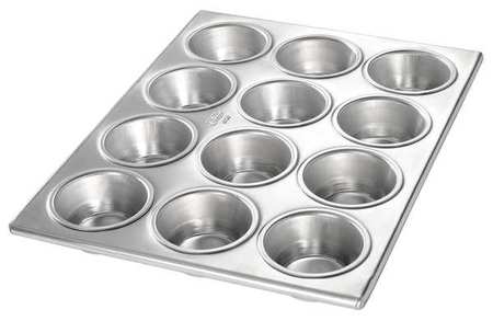 CHICAGO METALLIC Muffin Pan, 12 Moulds 46125