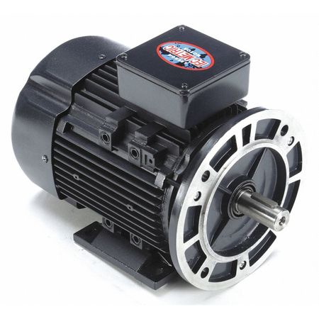 Leeson 3-Phase Metric Motor, 2 HP, 90S Frame, 230/460V AC Voltage, 3,520 Nameplate RPM 192210.00