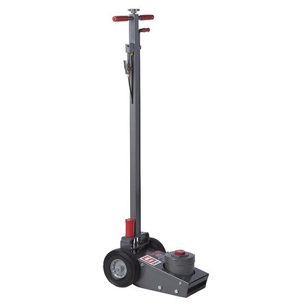 GRAY 50000 lb. Air/Hydraulic Service Jack 21" Max. Lifting H., 8" Min. Lifting H TSL-50