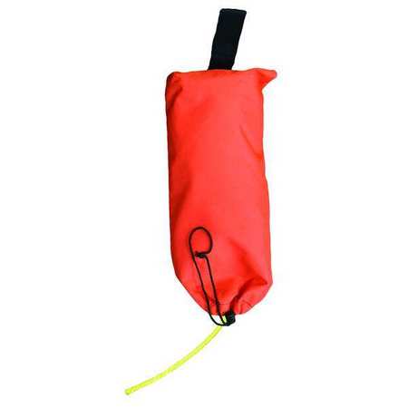 Mustang Survival Ring Buoy Rope Bag, 90 Foot Rope, Multi-Filament Polypropylene Rope, Orange MRD190-0-0-215