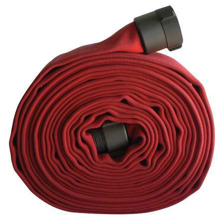 JAFLINE HD Attack Line Fire Hose, Rubber, Red G52H25HDR50N