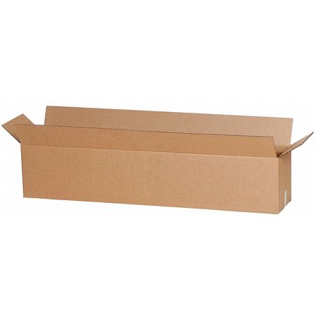 ZORO SELECT Long Corrugated Boxes, 40" x 12" x 12", Kraft, 15/Bundle 11G189