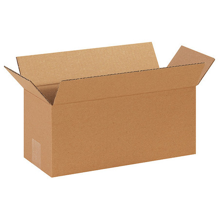 Zoro Select Long Corrugated Boxes, 14" x 6" x 6", Kraft, 25/Bundle 11R222