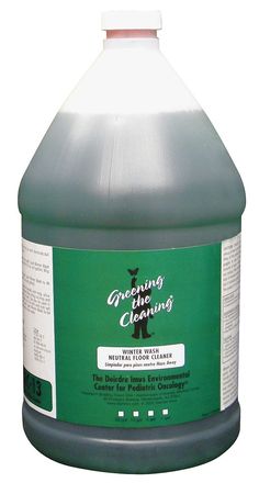 GREENING THE CLEANING Concrete Floor Cleaner, 1 gal., PK4 DIN15