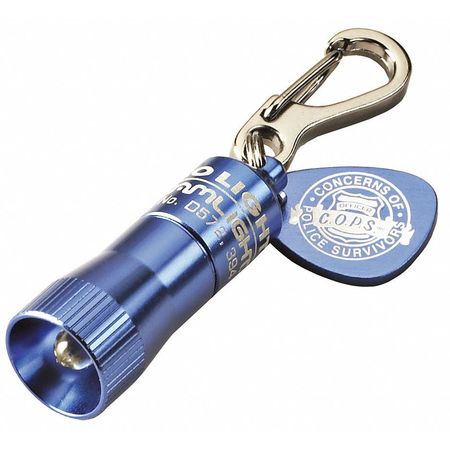 STREAMLIGHT Industrial Keychain Flashlight, LED, Blue 73002